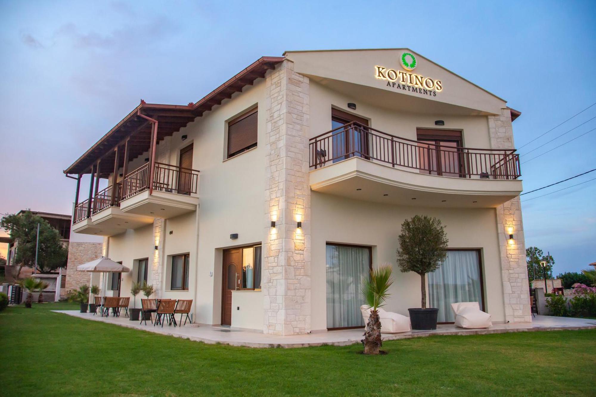Kotinos Apartments Áfitos Exterior foto